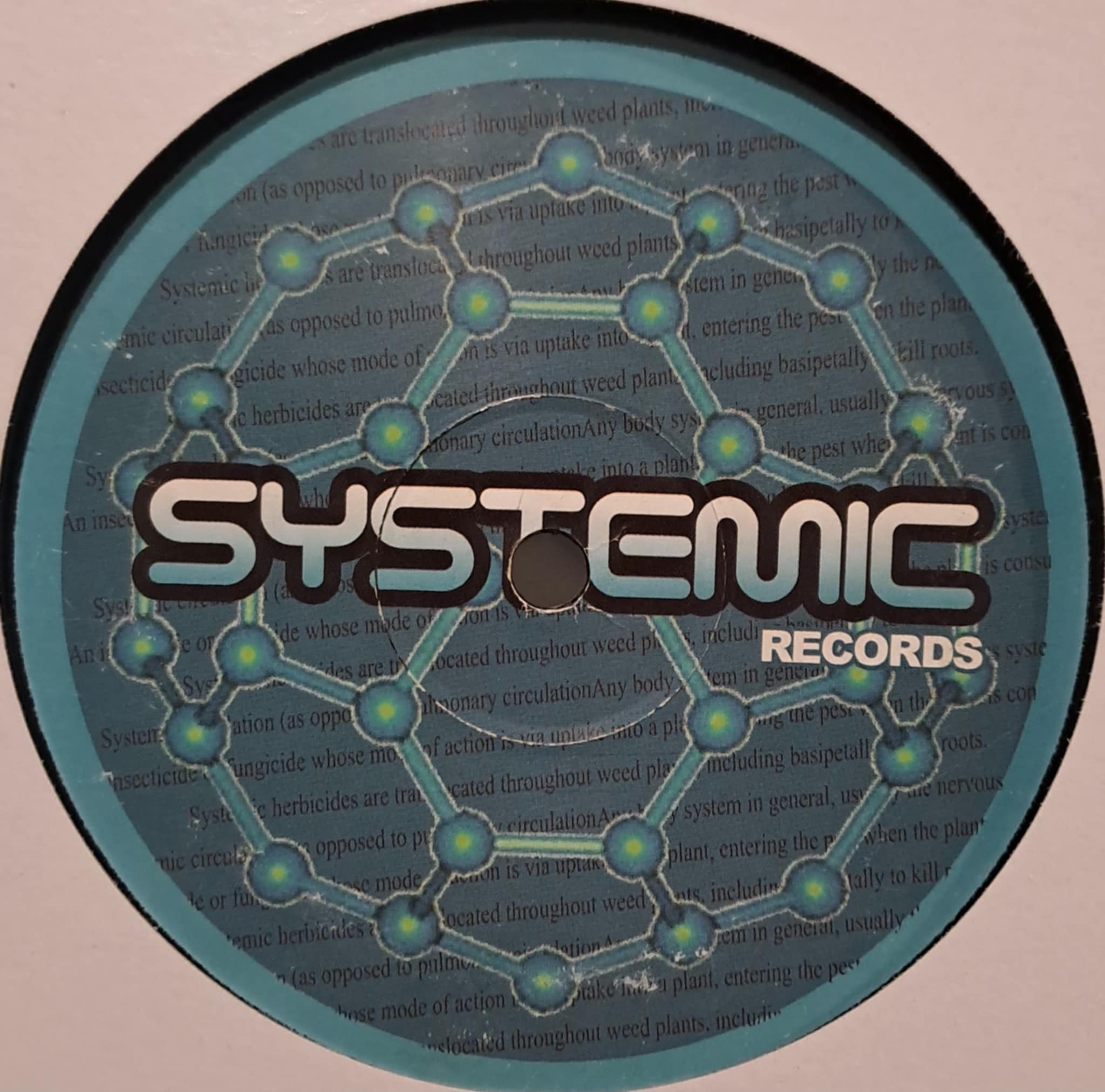 Systemic Records 001 - vinyle hard techno