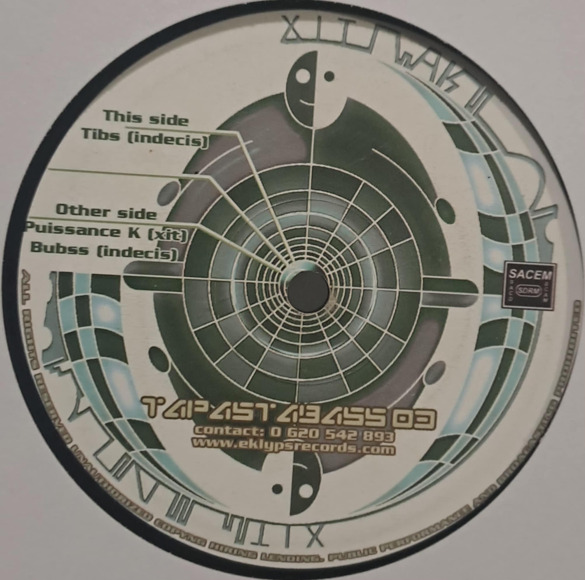 Tapastabass 03 - vinyle freetekno