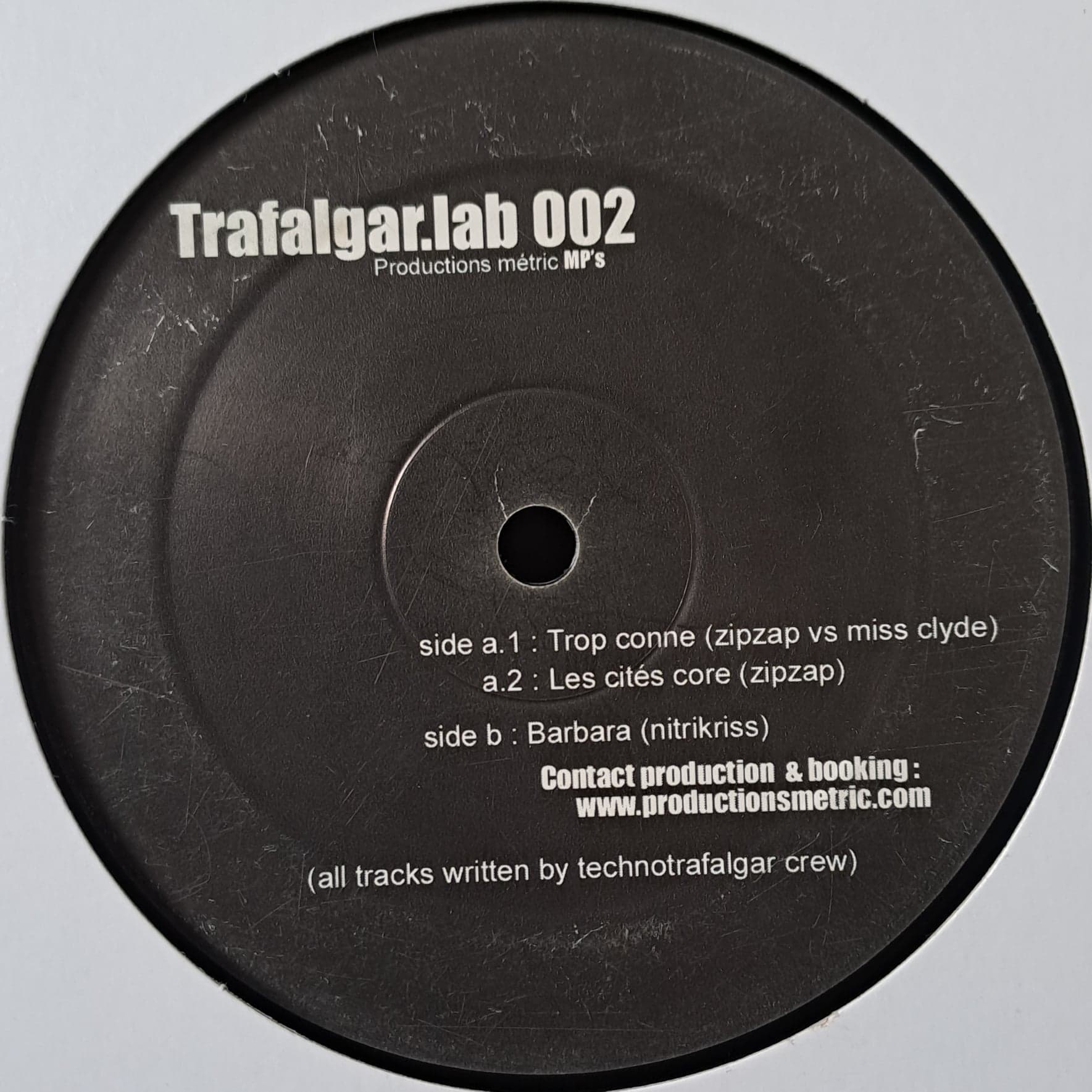 Technotrafalgar Lab 002 - vinyle hardcore