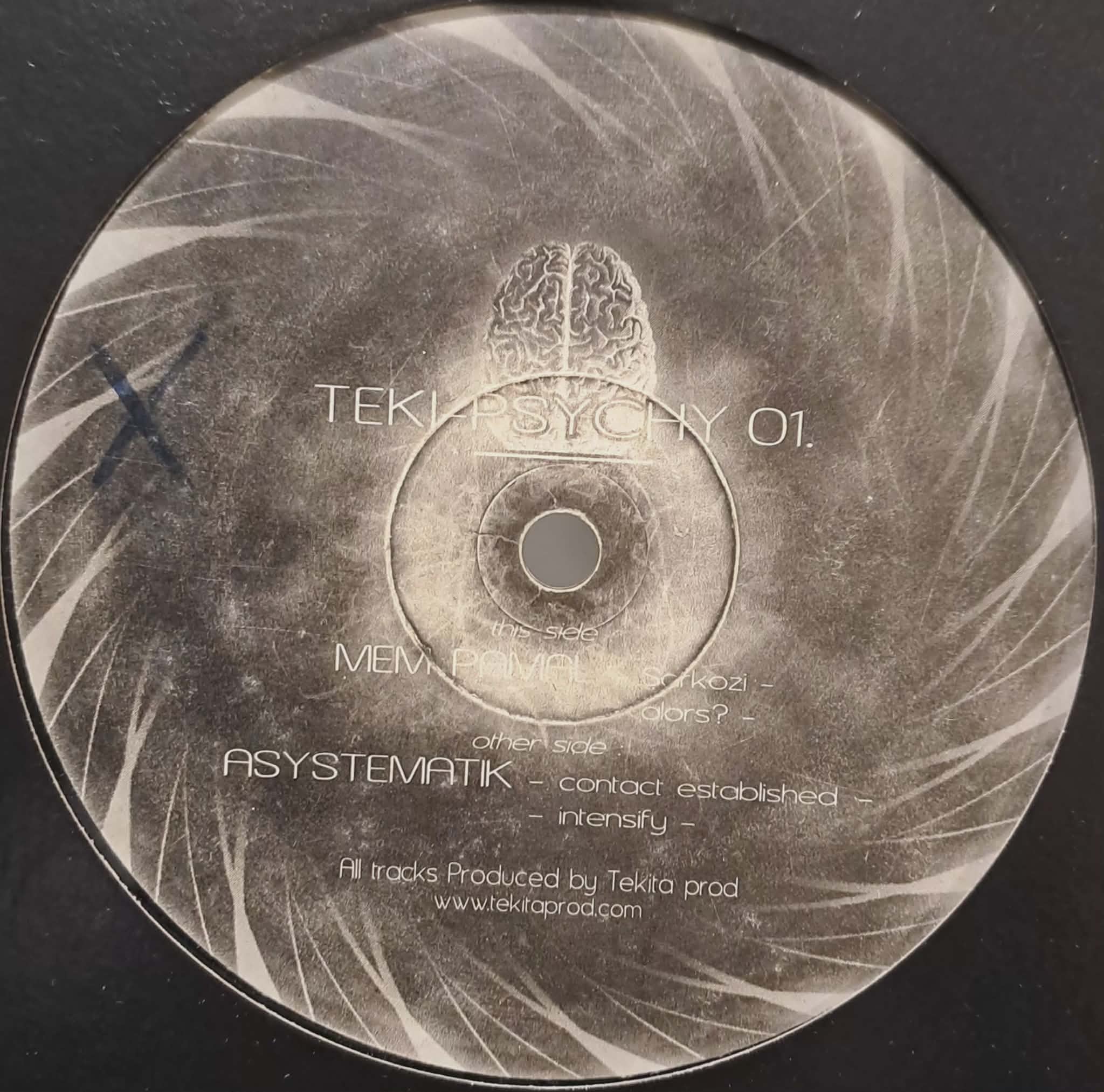 Teki-Psychy 01 - vinyle freetekno