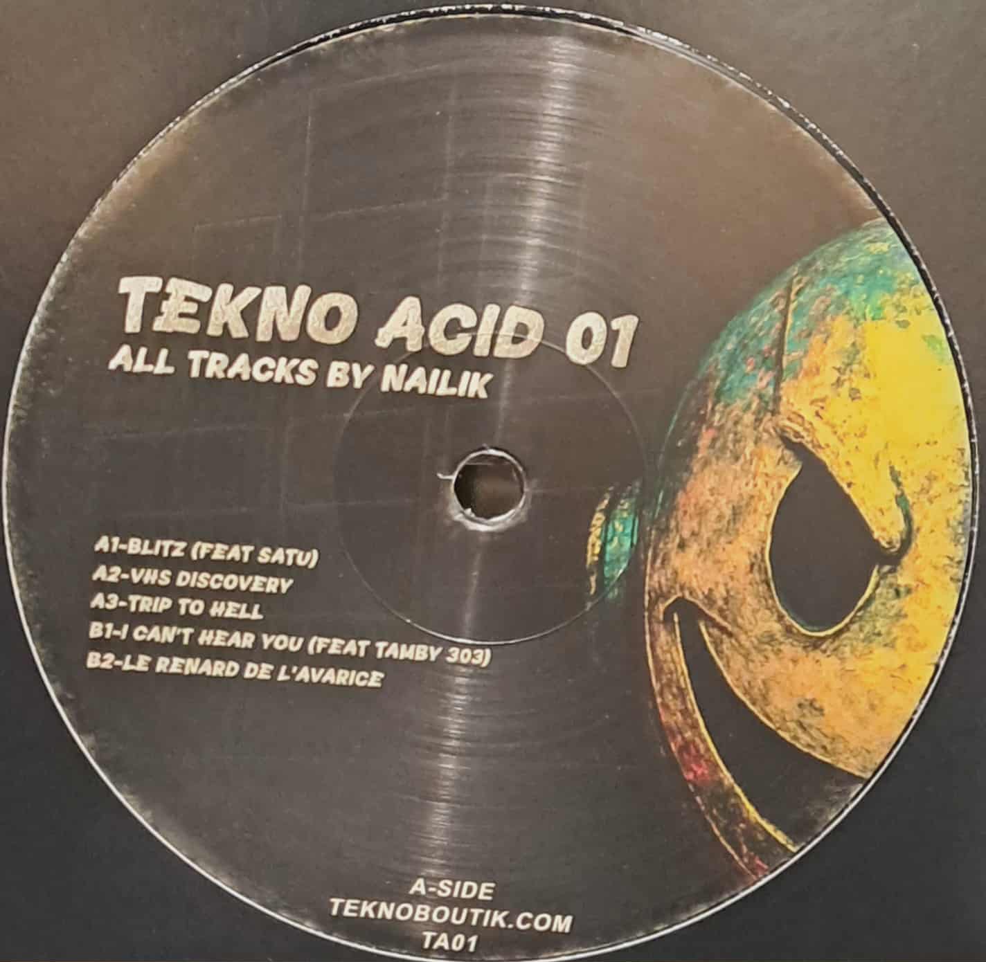 Tekno Acid 01 - vinyle freetekno