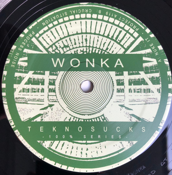 Tekno Sucks Records 100% Wonka - vinyle acid