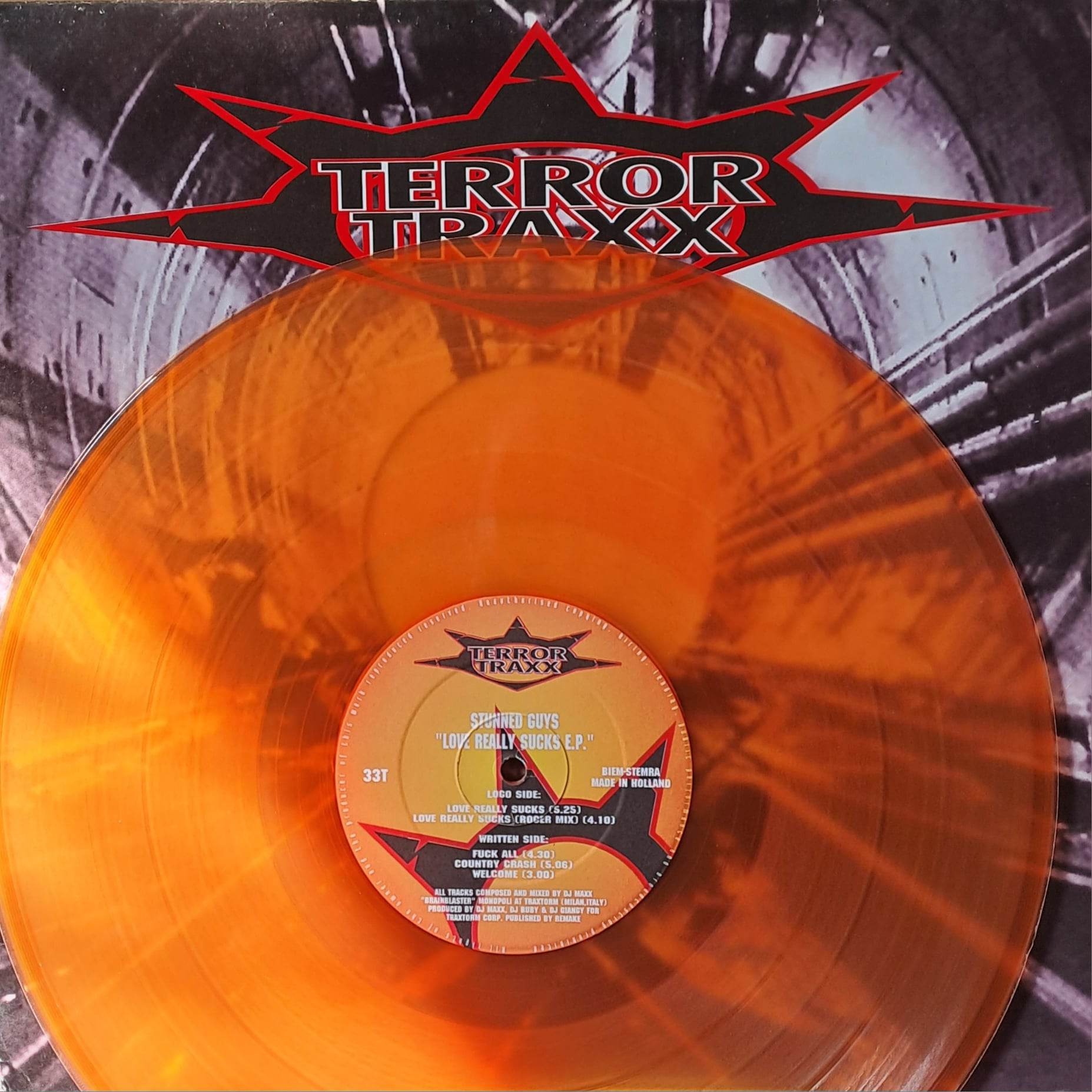 Terror Traxx 19 (Orange) - vinyle hardcore