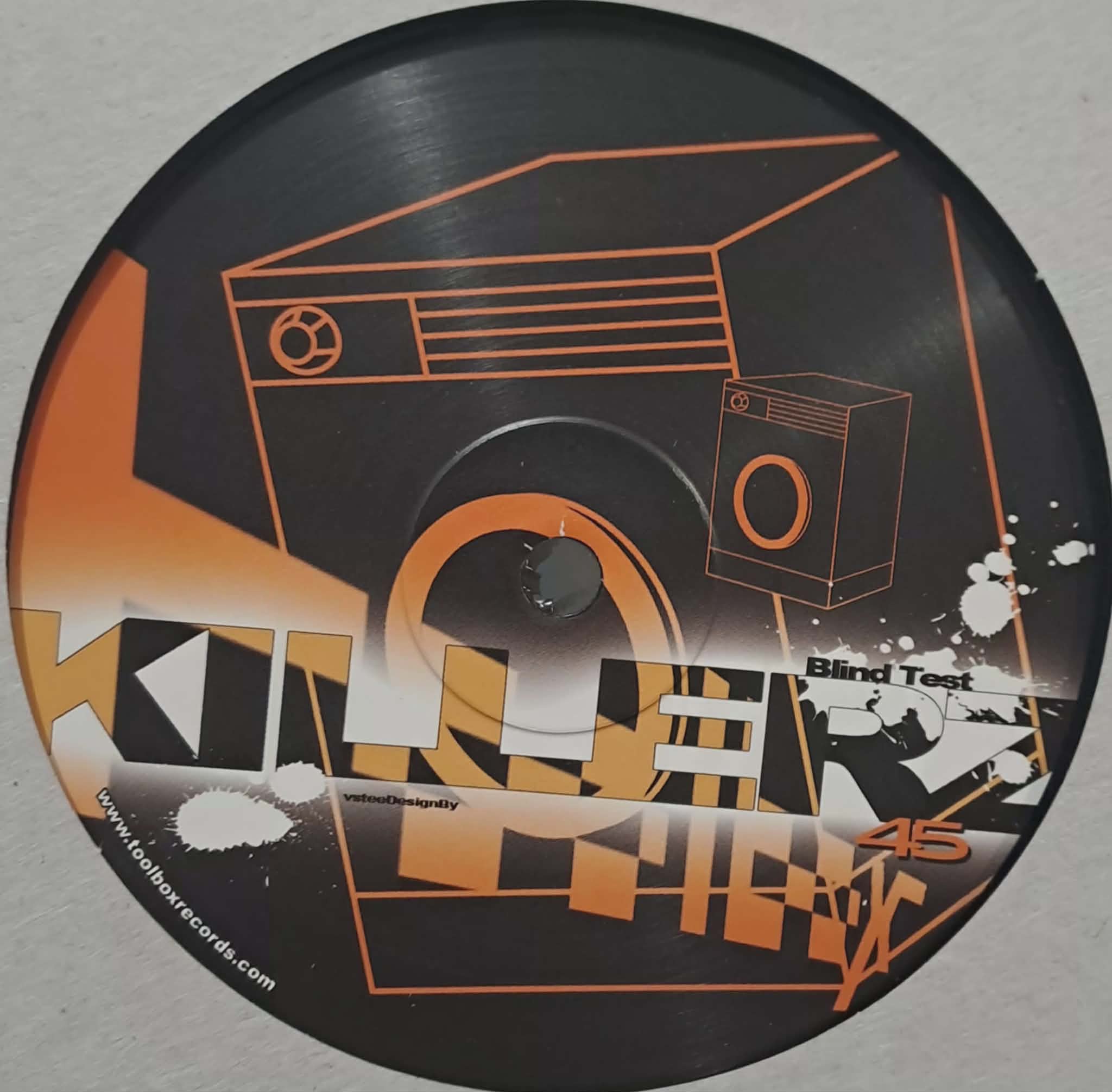 Toolbox Killerz 45 (RP Just Listen 04) - vinyle freetekno