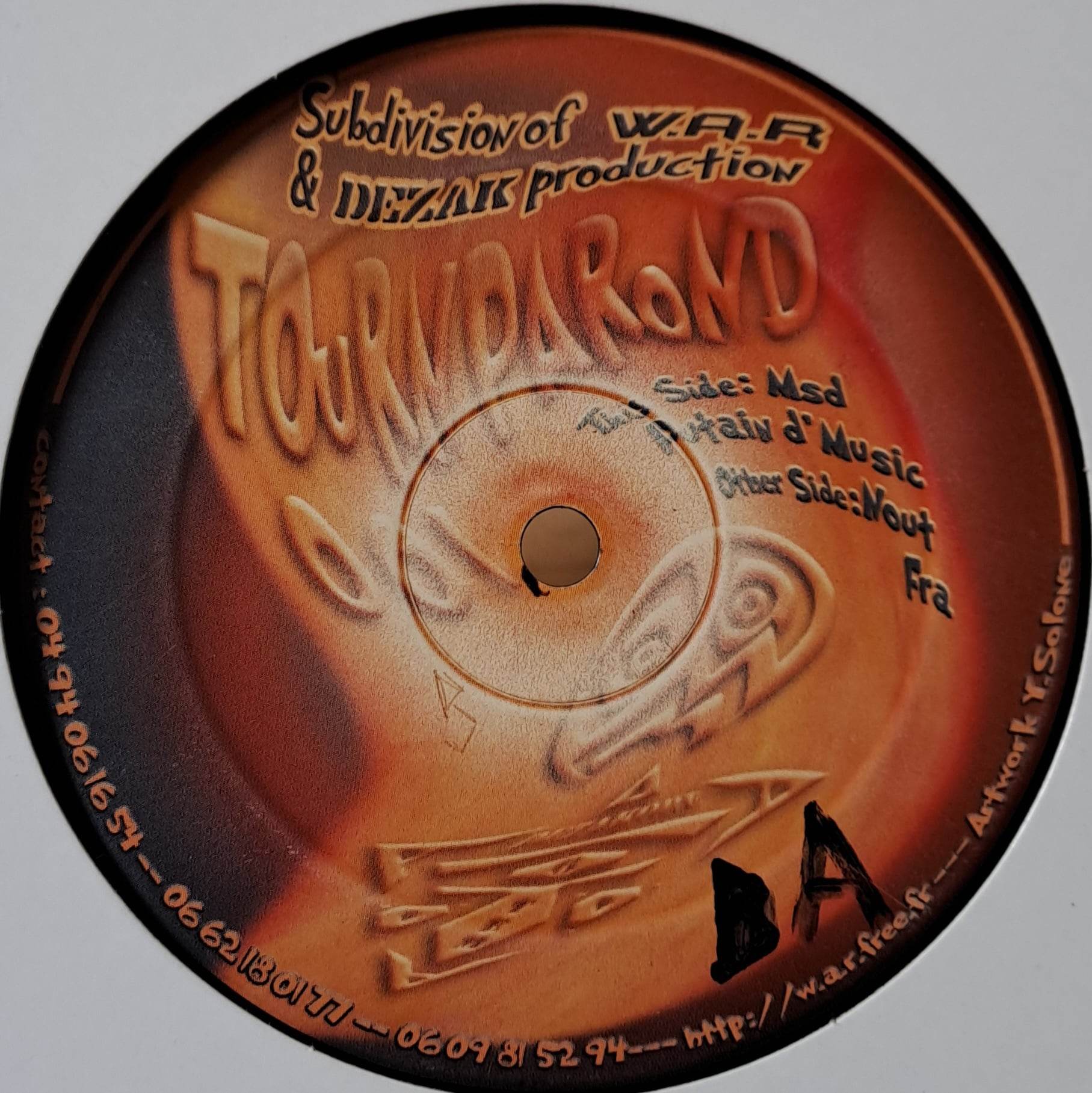 Tournparond 001 - vinyle freetekno