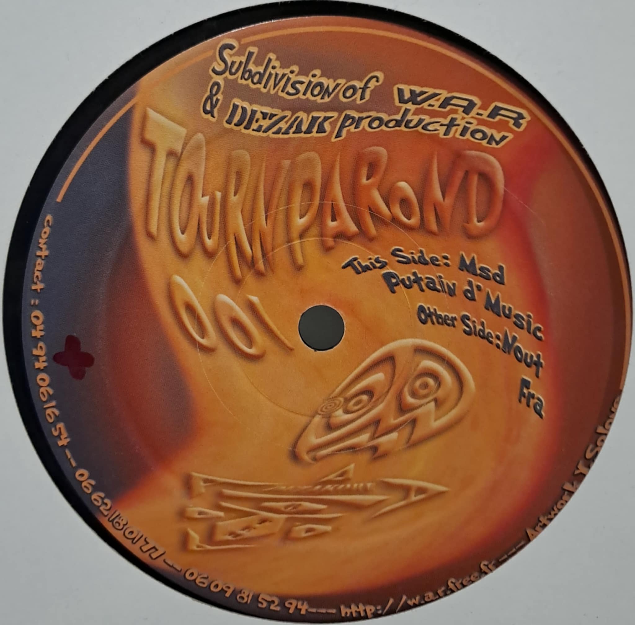 Tournparond 01 - vinyle tribe