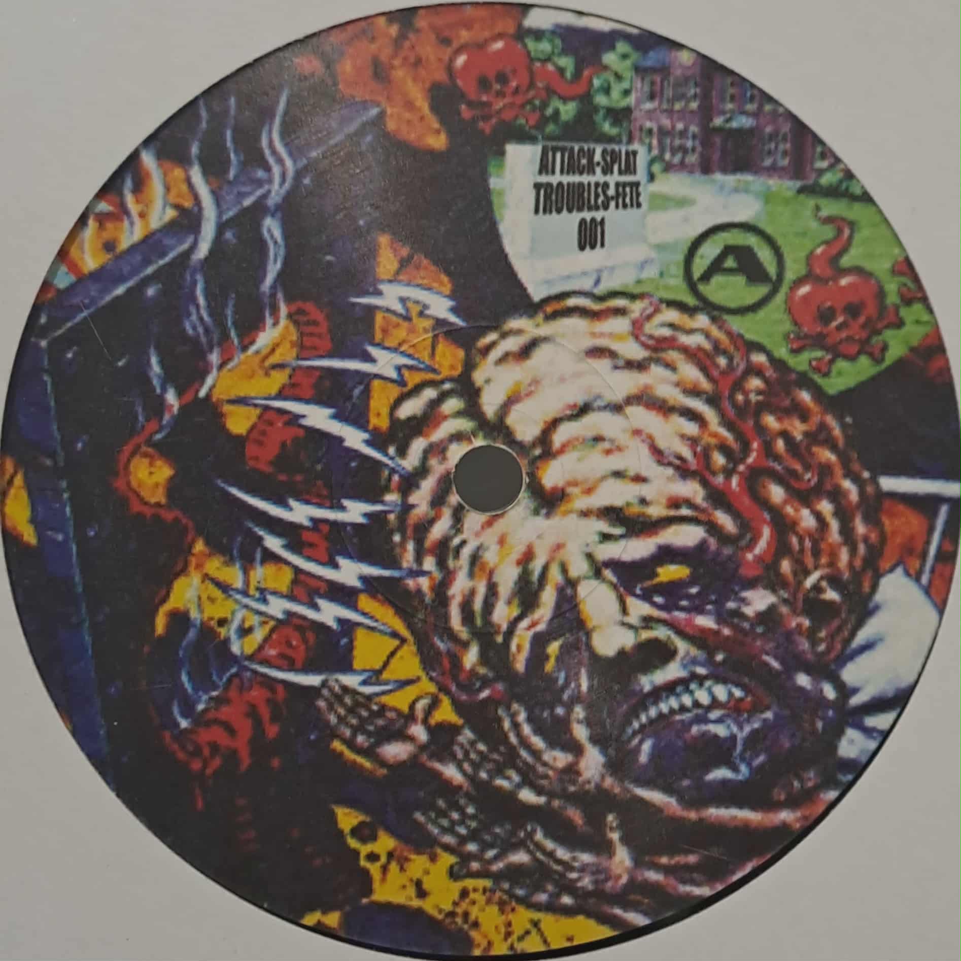 Troubles Fete 001 - vinyle freetekno