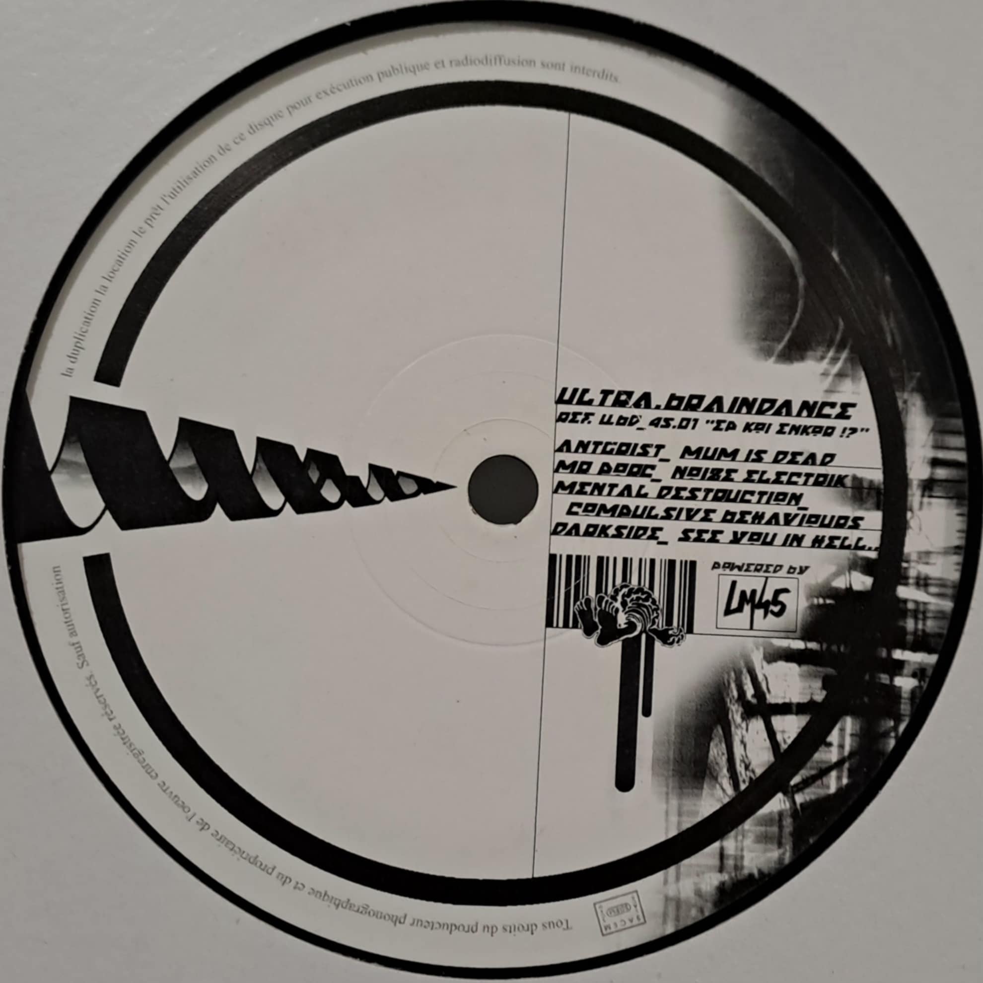Ultra.BrainDance 45 01 - vinyle Noise