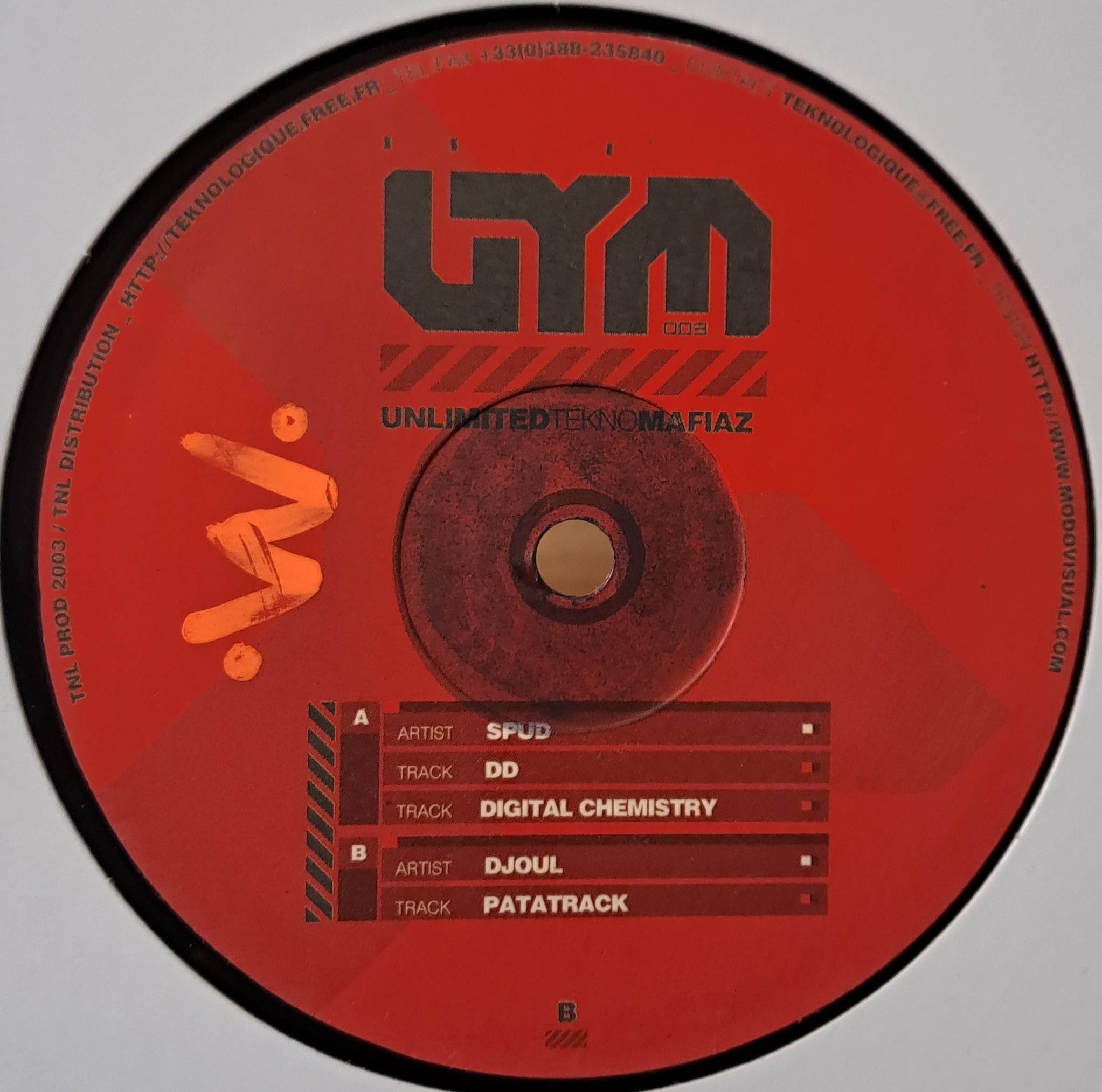 Unlimited Tekno Mafiaz 03 - vinyle freetekno