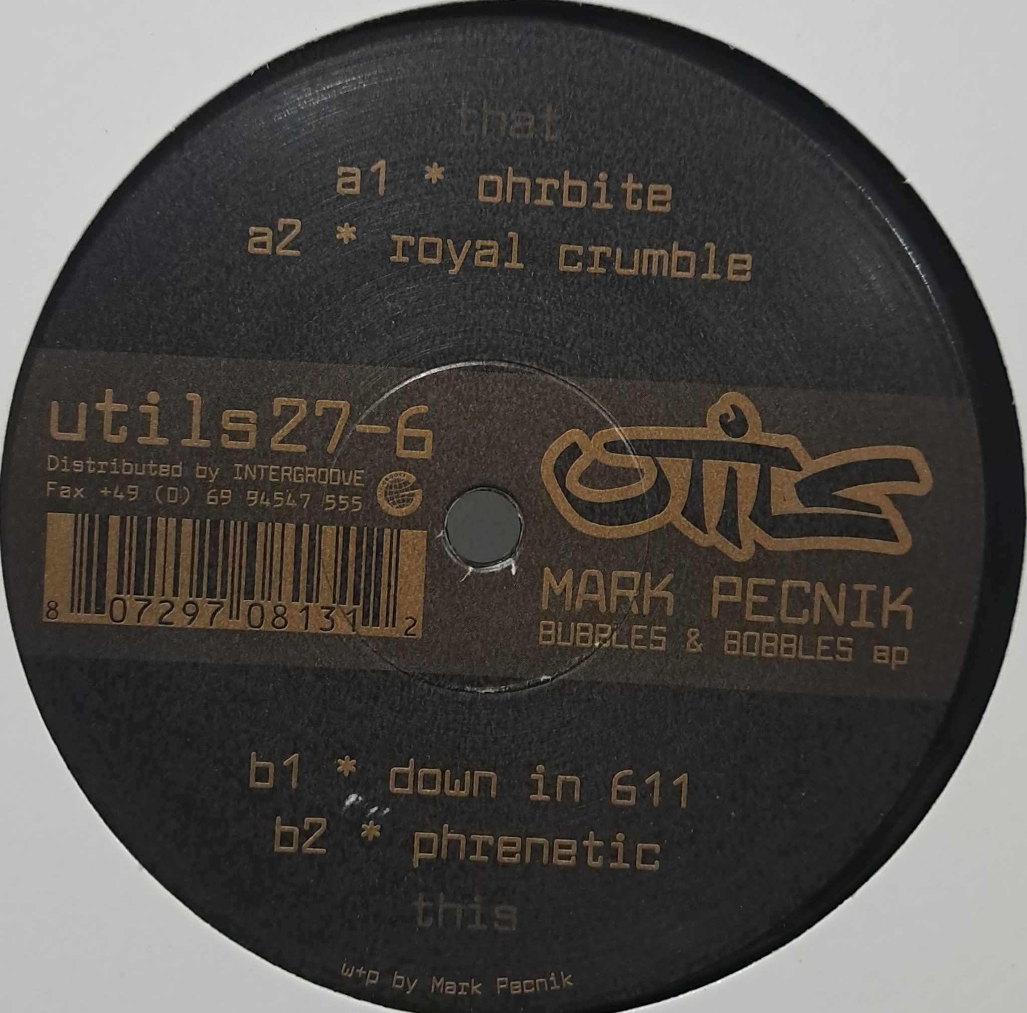 Utils 27-6 - vinyle techno