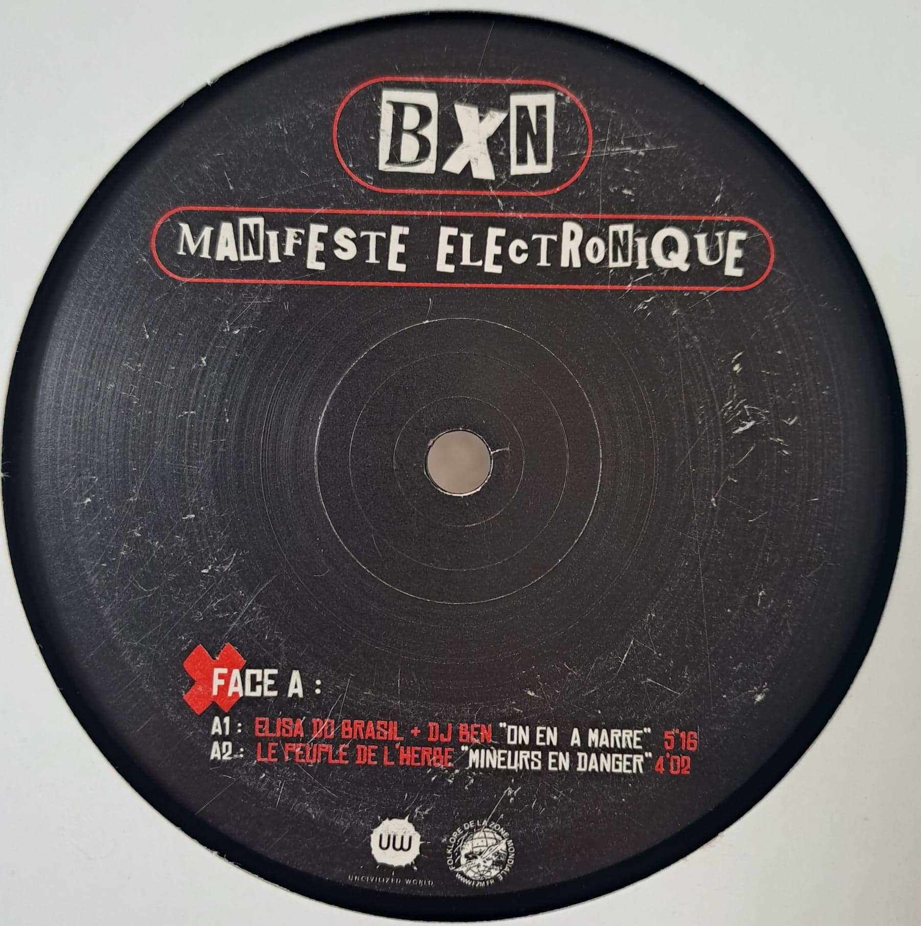 UWe 227 (Manifeste Electronique) - vinyle Drum & Bass