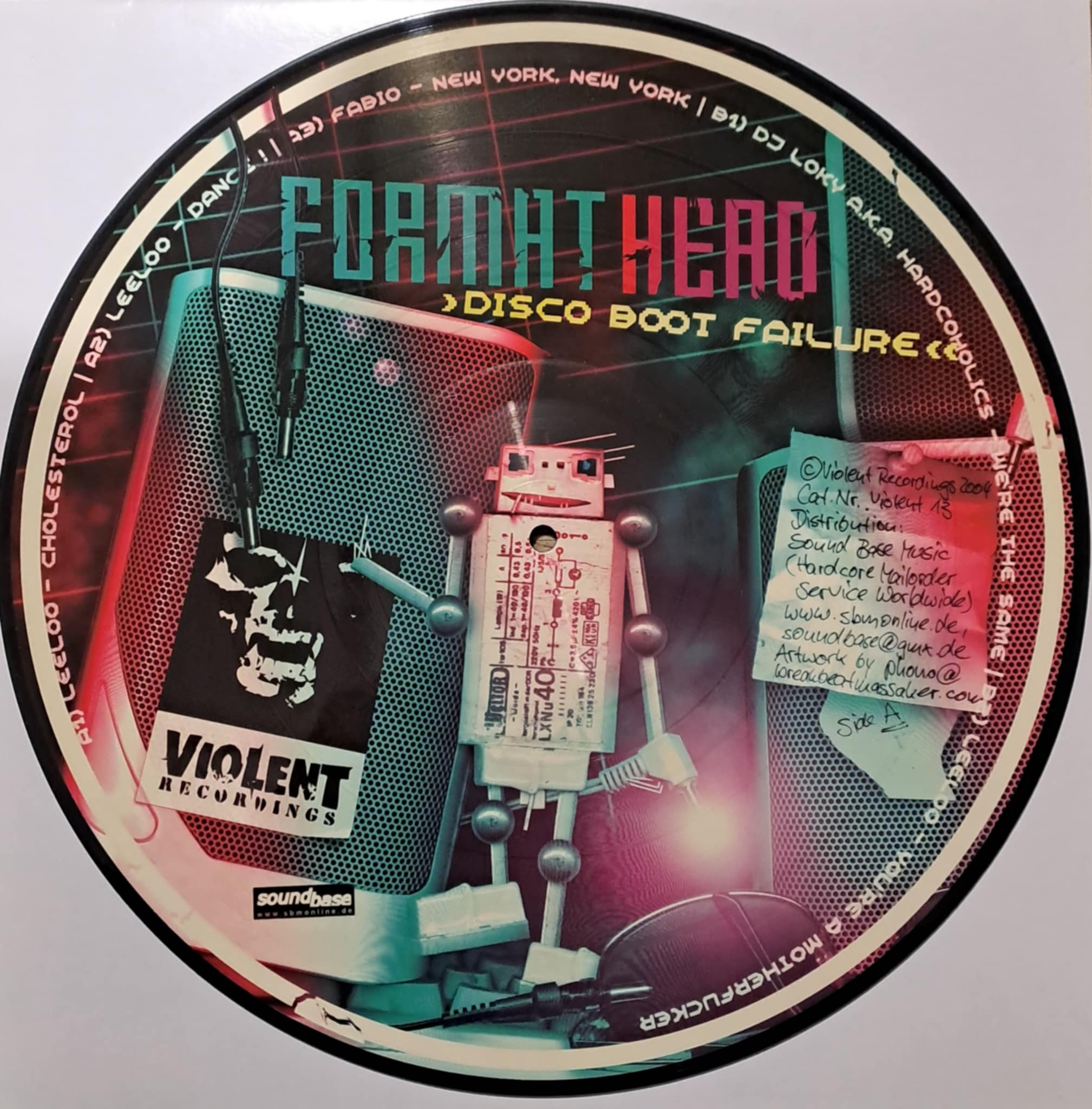 Violent Recordings 13 - vinyle hardcore