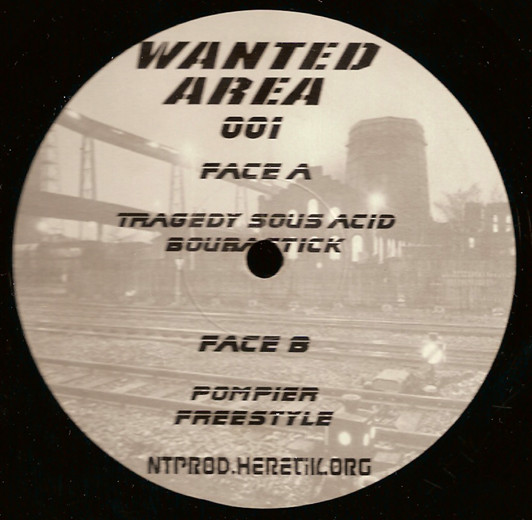 Wanted Area 001 - vinyle freetekno