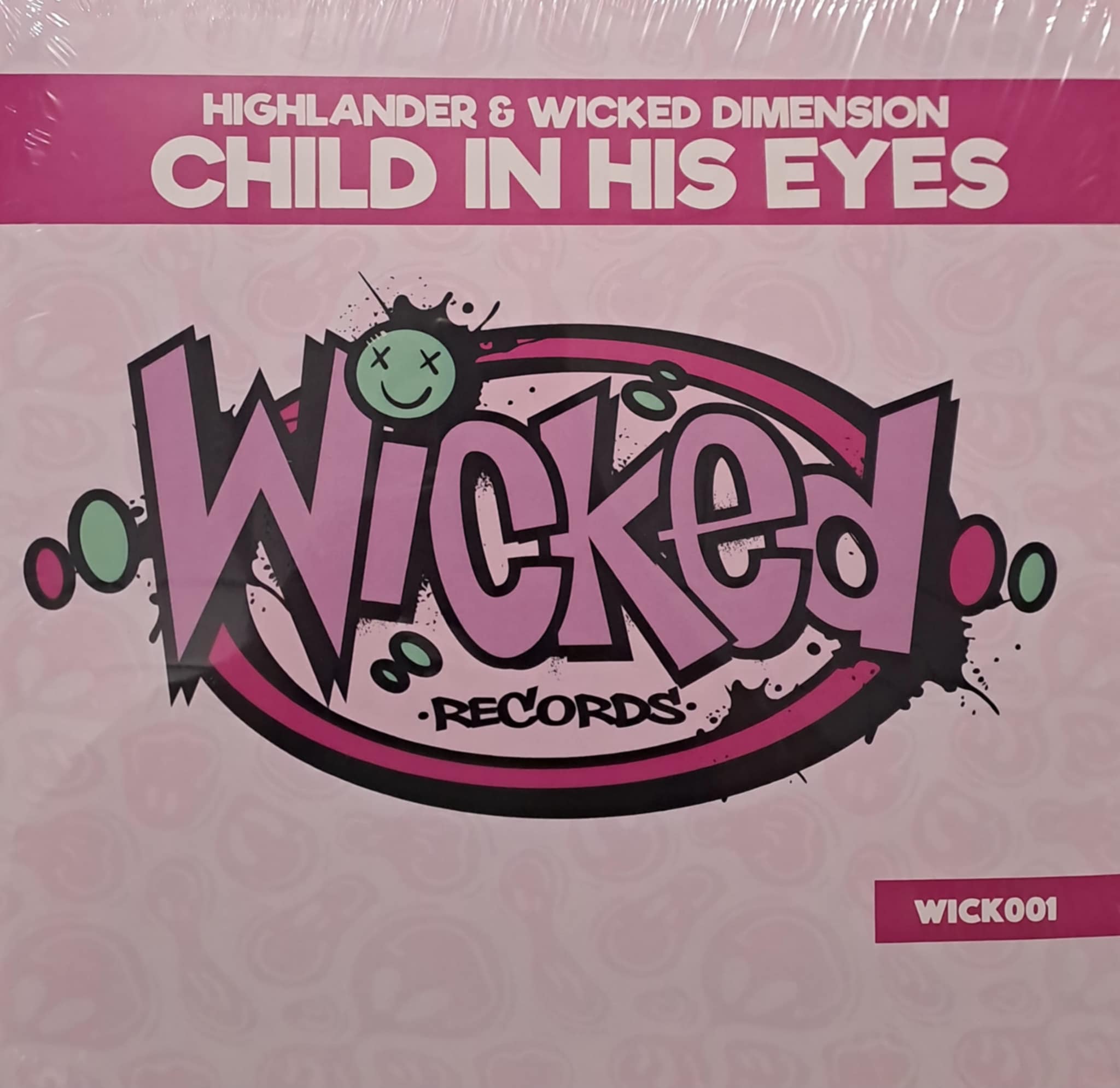 Wicked Records 001 (dernières copies en stock) - vinyle gabber