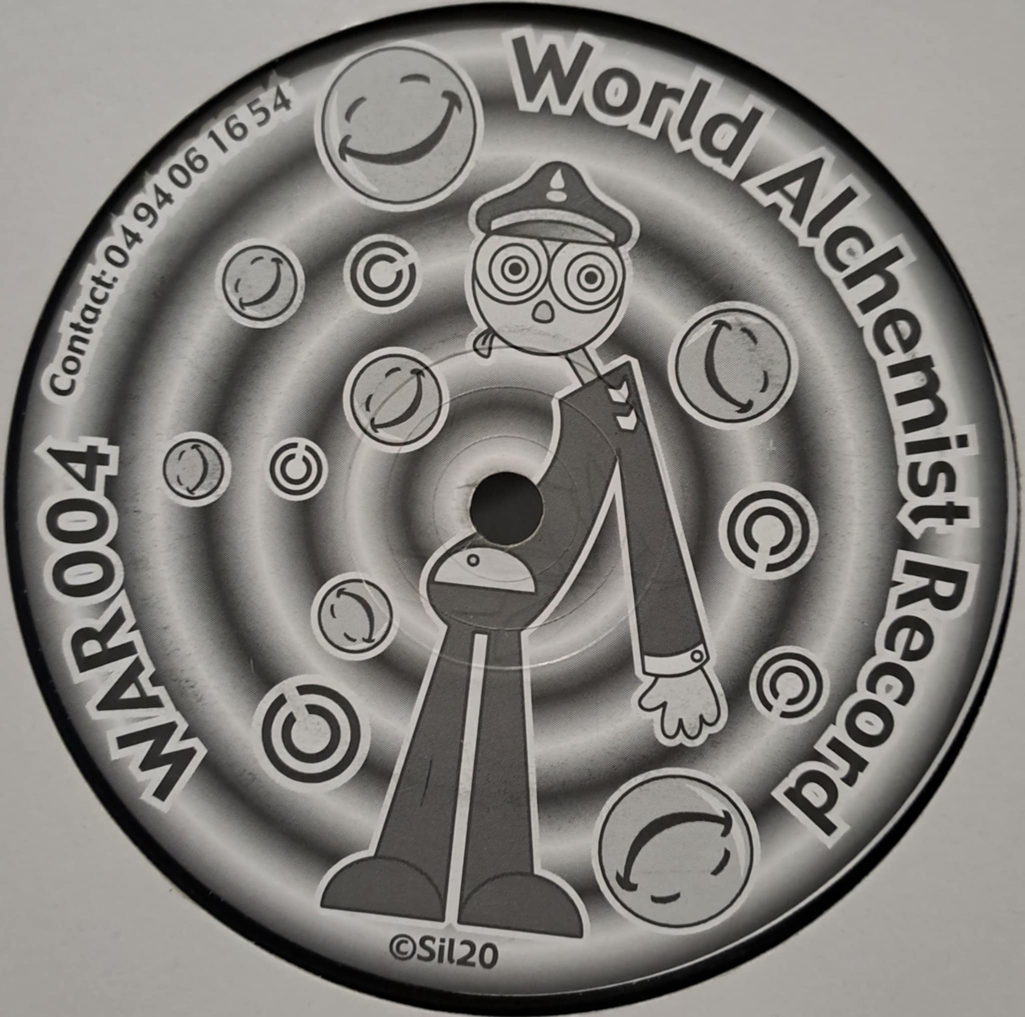 World Alchemist Record 04 - vinyle freetekno