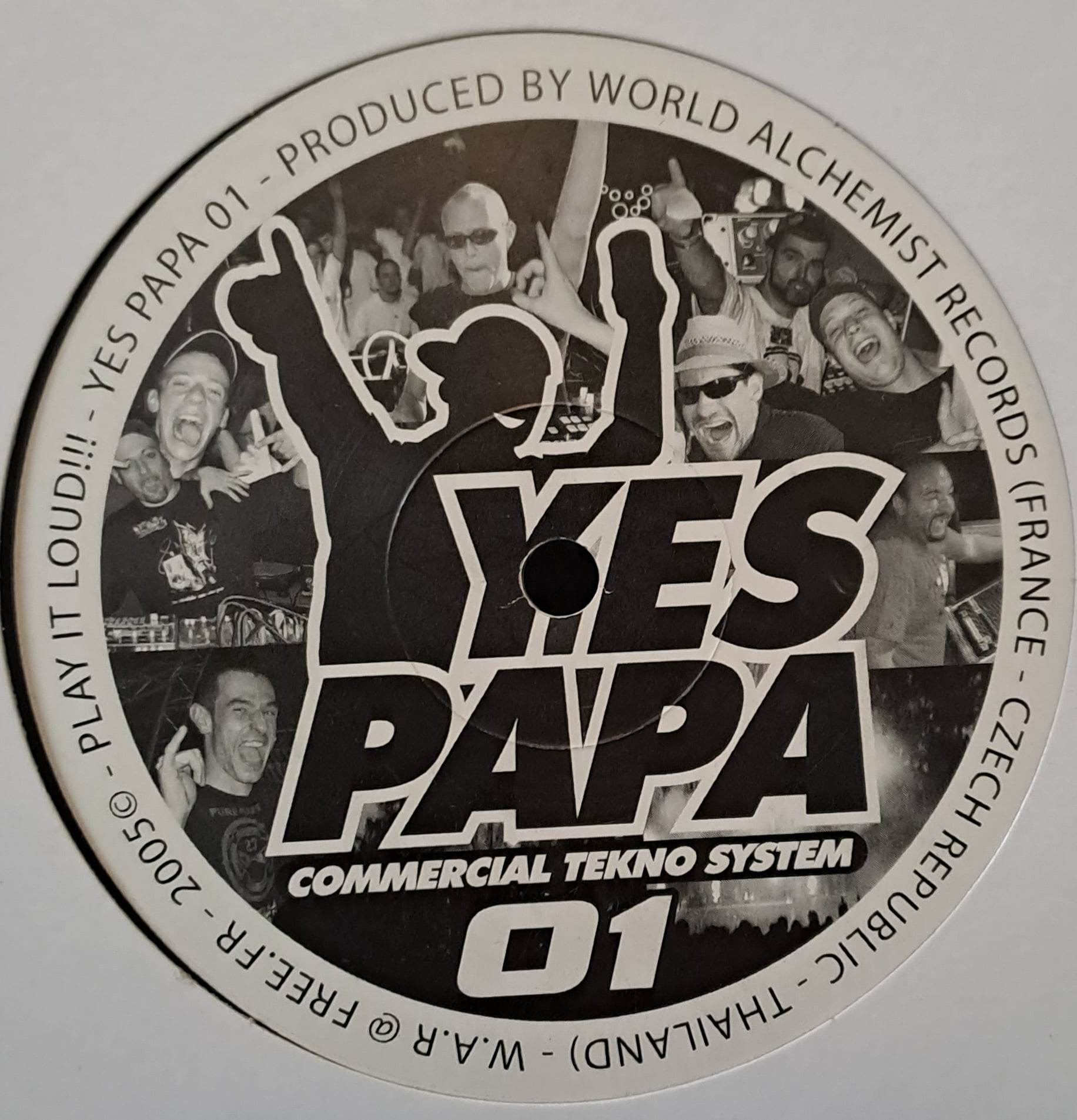 Yes Papa 001 - vinyle freetekno