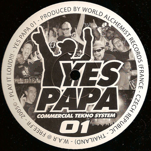 Yes Papa 01 - vinyle freetekno