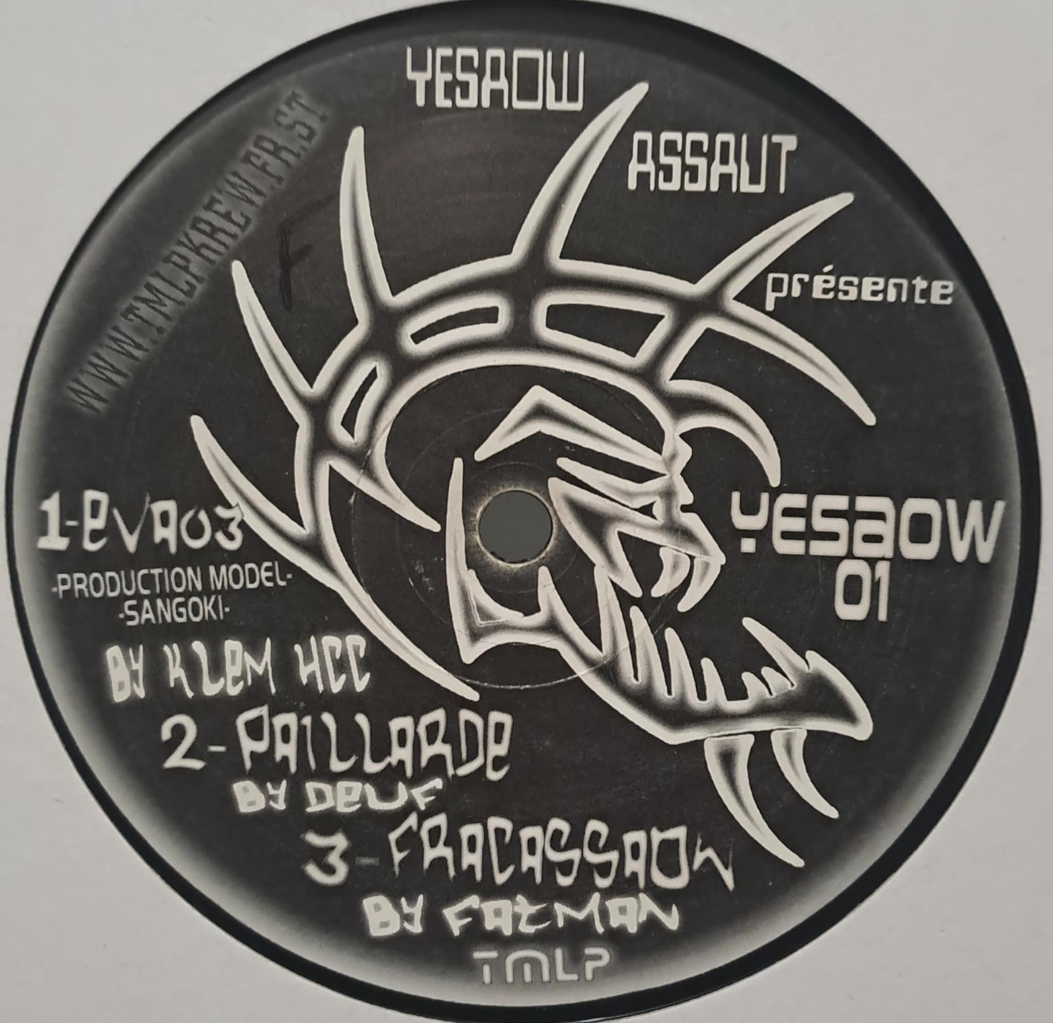 Yesaow 01 - vinyle hardcore