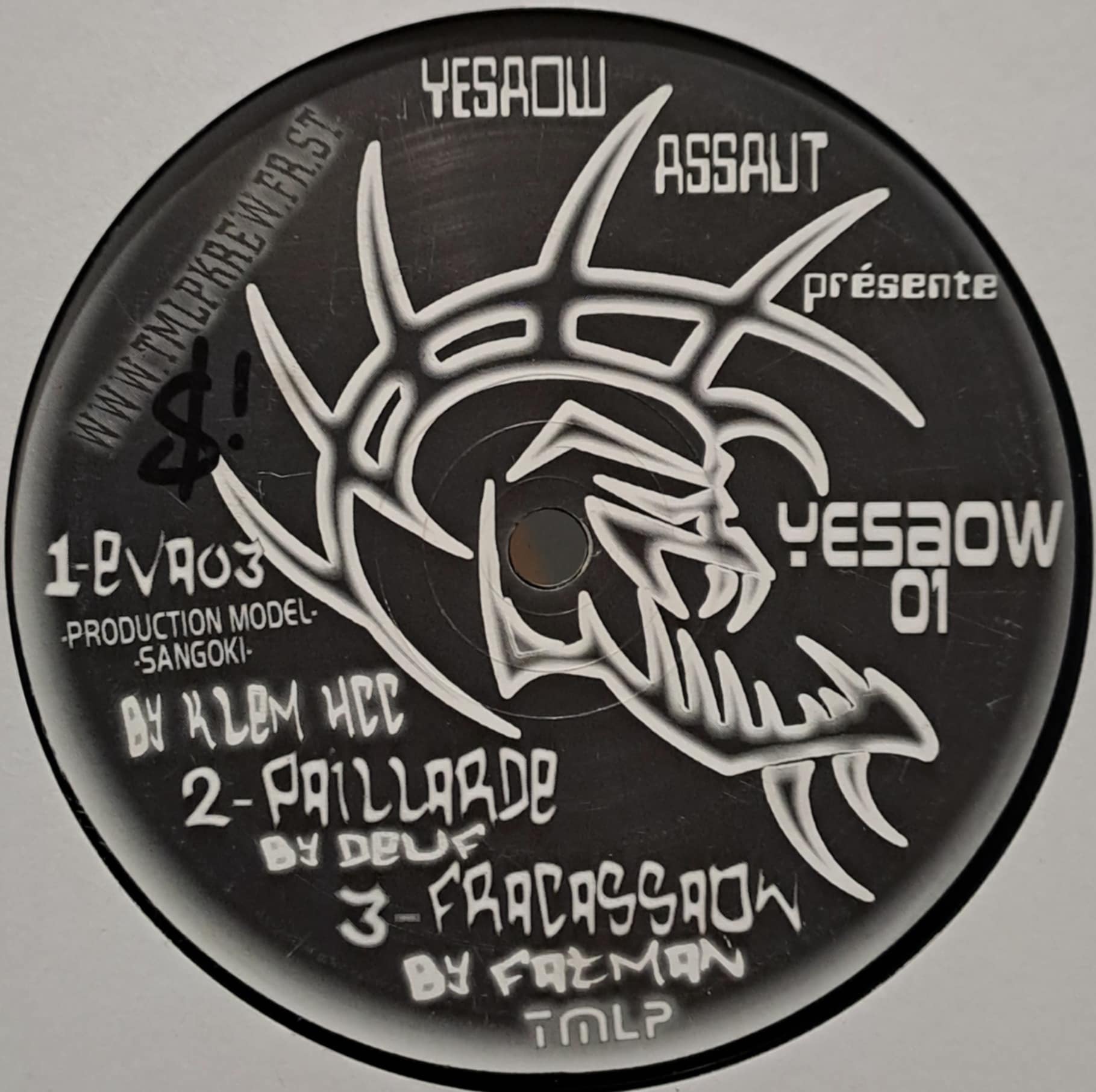 Yesaow 01 - vinyle hardcore