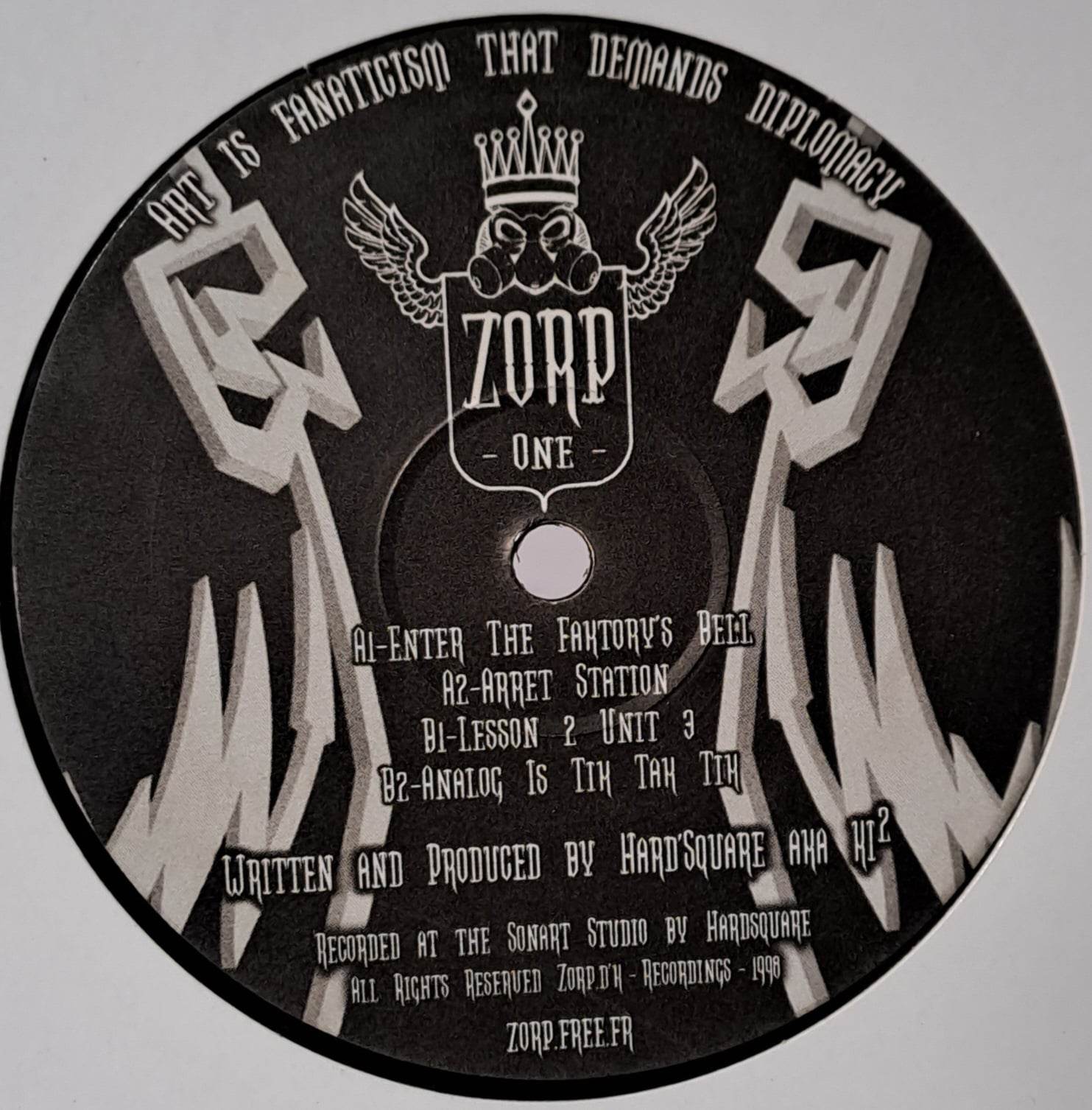 Zorp 001 - vinyle freetekno